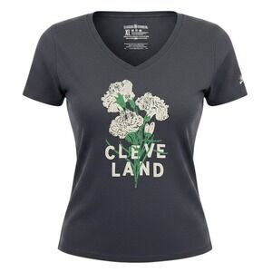Cleveland Clothing Co Floral Cleveland‎ Graphic Tee Womens XL